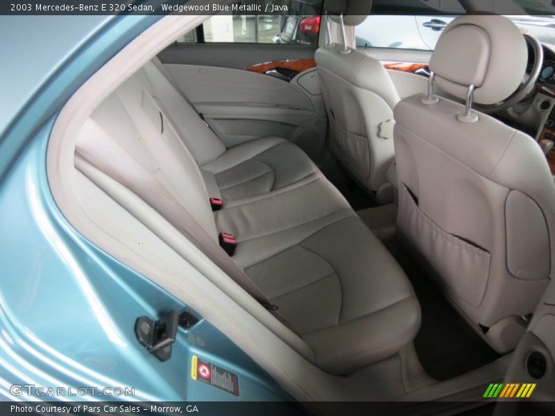 Rear Seat of 2003 E 320 Sedan