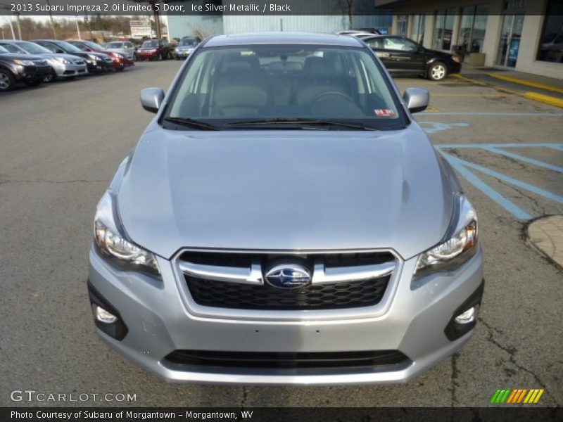 Ice Silver Metallic / Black 2013 Subaru Impreza 2.0i Limited 5 Door