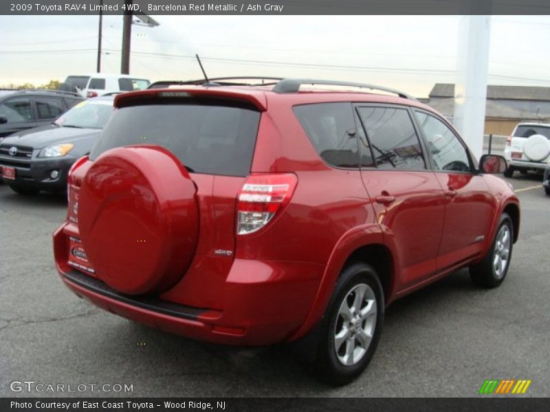 Barcelona Red Metallic / Ash Gray 2009 Toyota RAV4 Limited 4WD