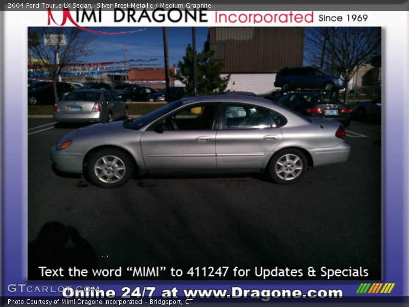 Silver Frost Metallic / Medium Graphite 2004 Ford Taurus LX Sedan