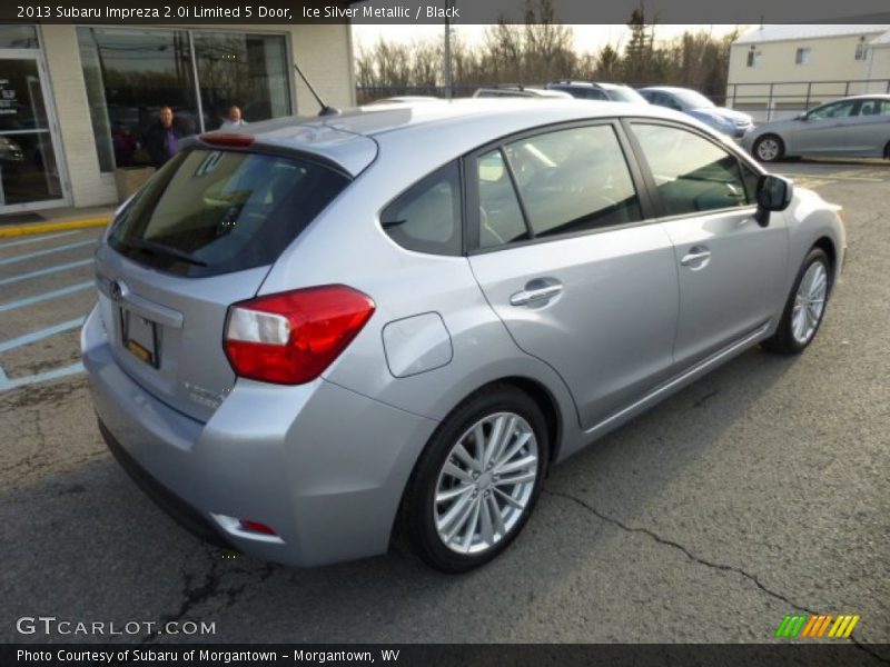 Ice Silver Metallic / Black 2013 Subaru Impreza 2.0i Limited 5 Door