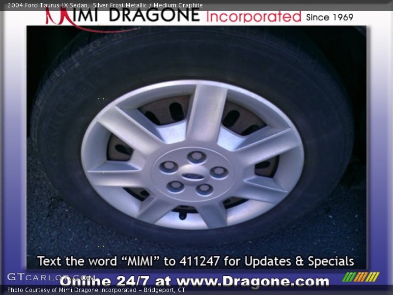 Silver Frost Metallic / Medium Graphite 2004 Ford Taurus LX Sedan