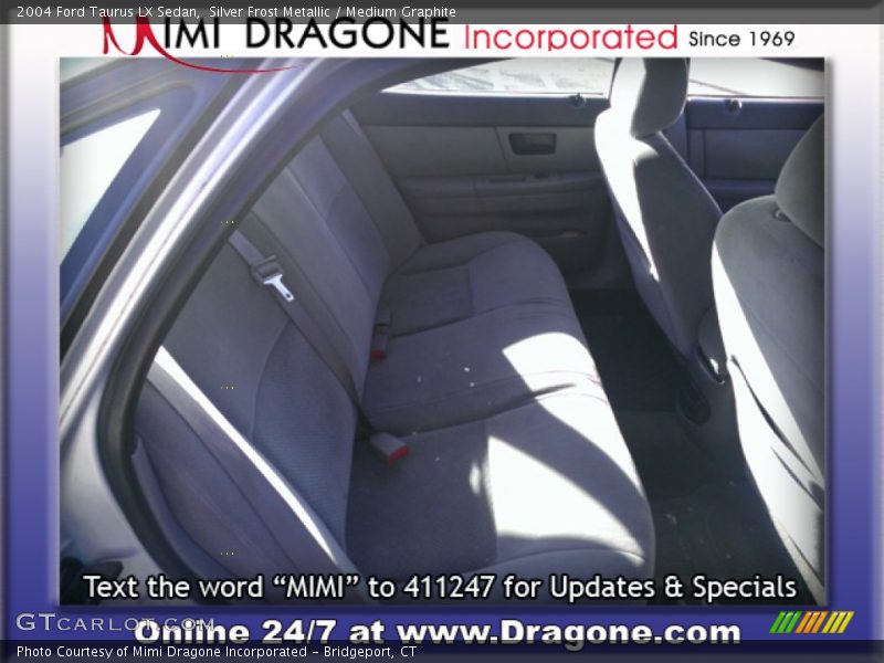Silver Frost Metallic / Medium Graphite 2004 Ford Taurus LX Sedan