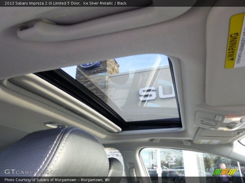 Ice Silver Metallic / Black 2013 Subaru Impreza 2.0i Limited 5 Door
