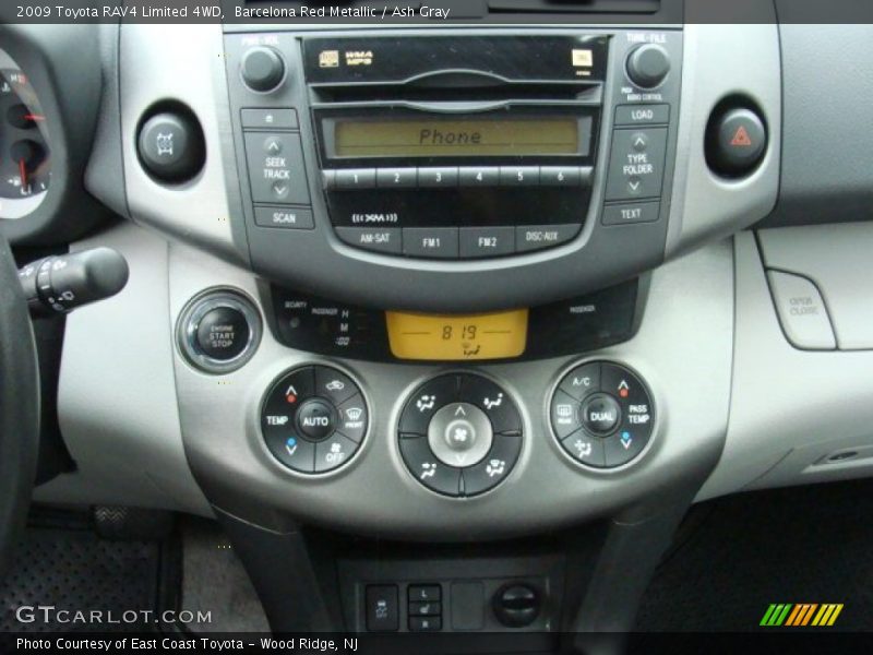 Barcelona Red Metallic / Ash Gray 2009 Toyota RAV4 Limited 4WD