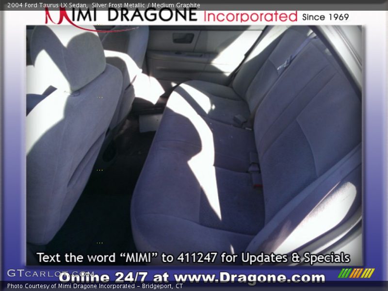 Silver Frost Metallic / Medium Graphite 2004 Ford Taurus LX Sedan
