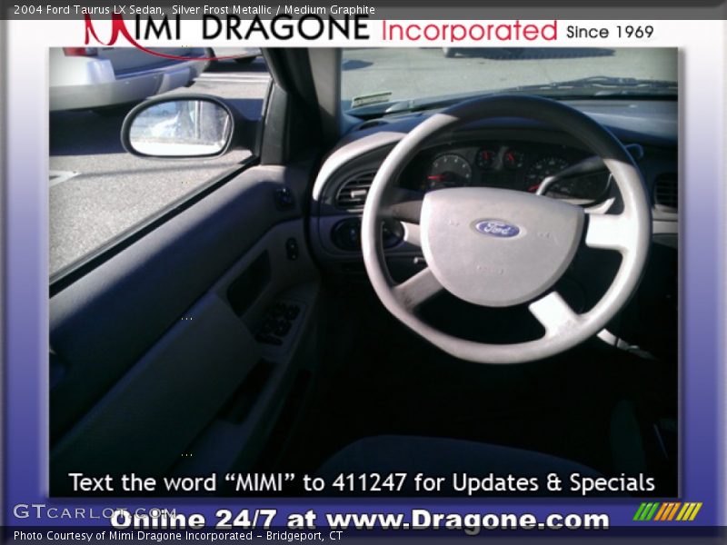 Silver Frost Metallic / Medium Graphite 2004 Ford Taurus LX Sedan