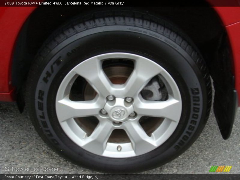 Barcelona Red Metallic / Ash Gray 2009 Toyota RAV4 Limited 4WD