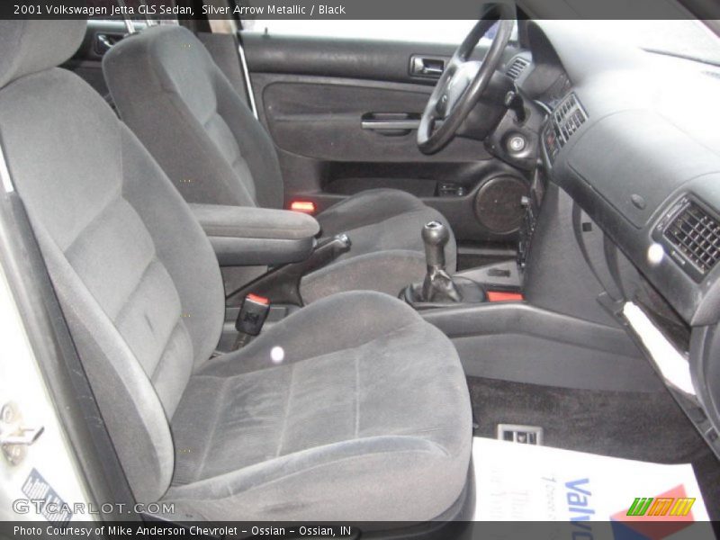 Silver Arrow Metallic / Black 2001 Volkswagen Jetta GLS Sedan