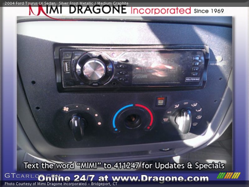 Silver Frost Metallic / Medium Graphite 2004 Ford Taurus LX Sedan