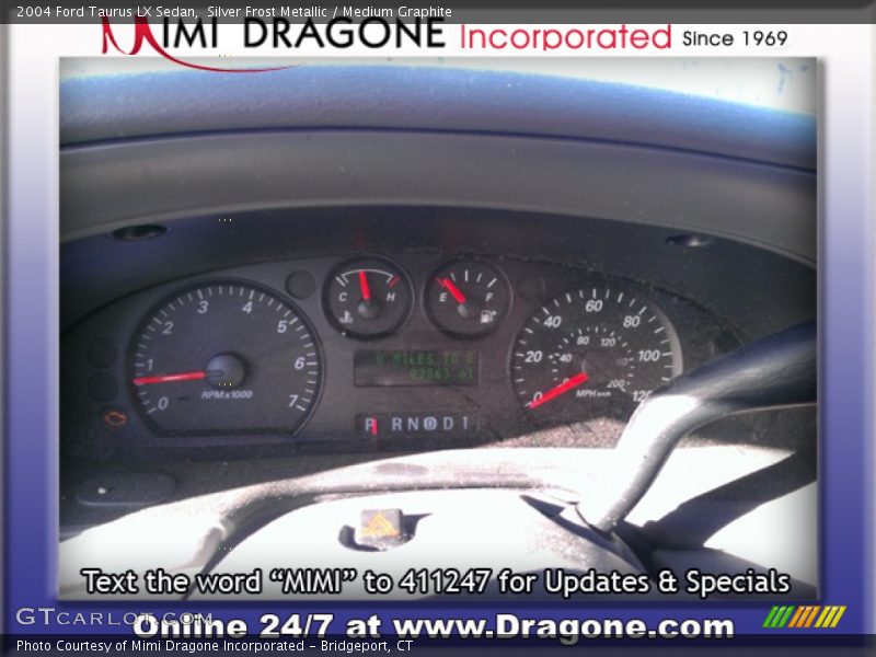 Silver Frost Metallic / Medium Graphite 2004 Ford Taurus LX Sedan