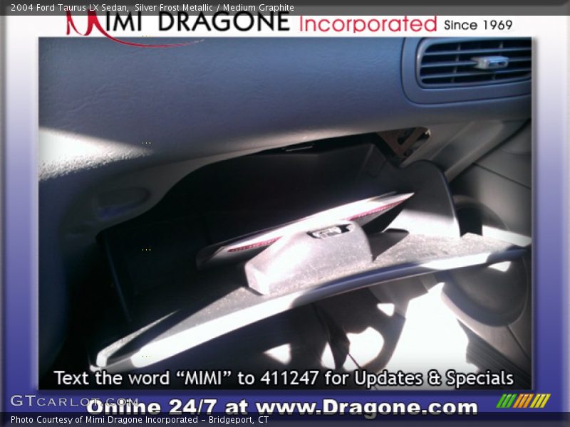 Silver Frost Metallic / Medium Graphite 2004 Ford Taurus LX Sedan