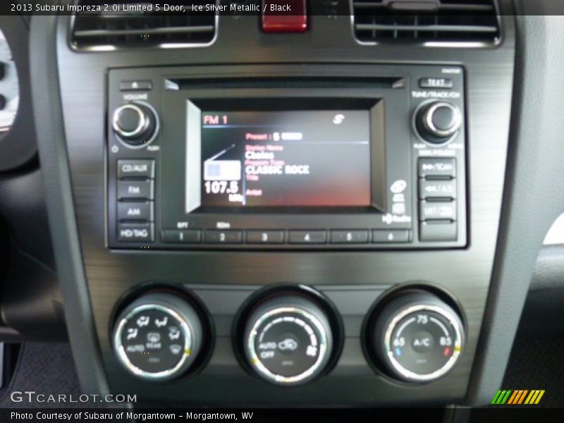 Ice Silver Metallic / Black 2013 Subaru Impreza 2.0i Limited 5 Door