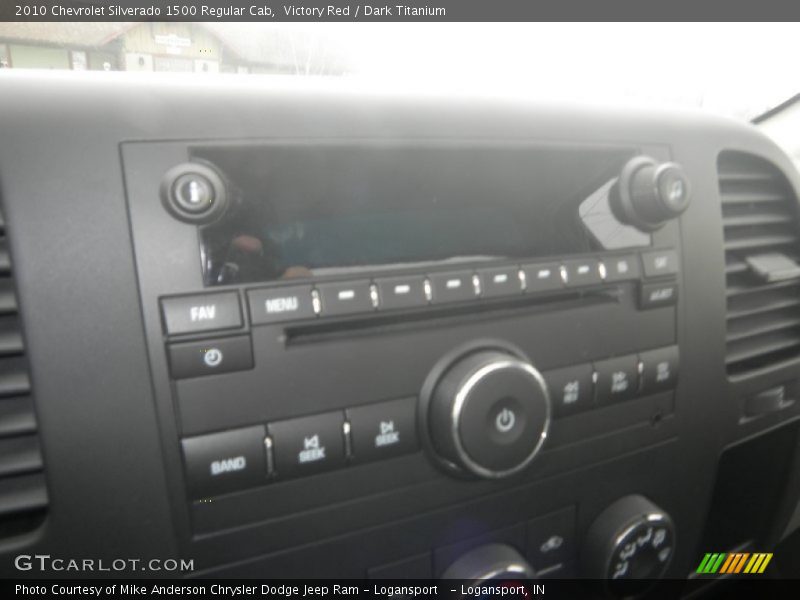 Victory Red / Dark Titanium 2010 Chevrolet Silverado 1500 Regular Cab
