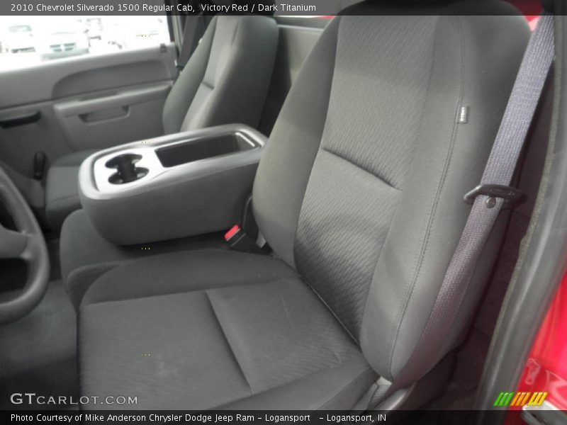 Victory Red / Dark Titanium 2010 Chevrolet Silverado 1500 Regular Cab