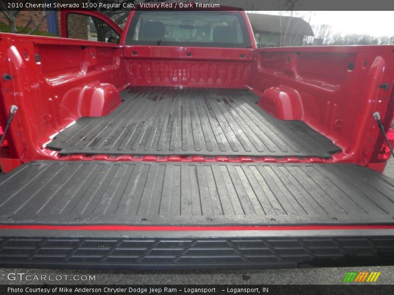 Victory Red / Dark Titanium 2010 Chevrolet Silverado 1500 Regular Cab
