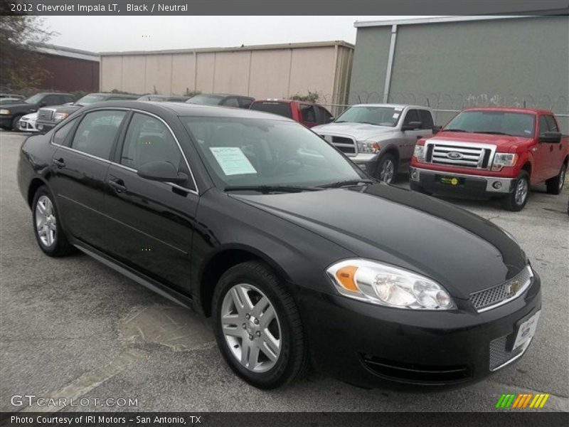 Black / Neutral 2012 Chevrolet Impala LT