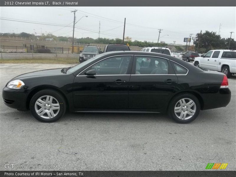 Black / Neutral 2012 Chevrolet Impala LT