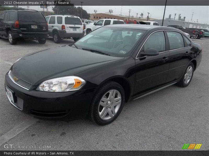 Black / Neutral 2012 Chevrolet Impala LT