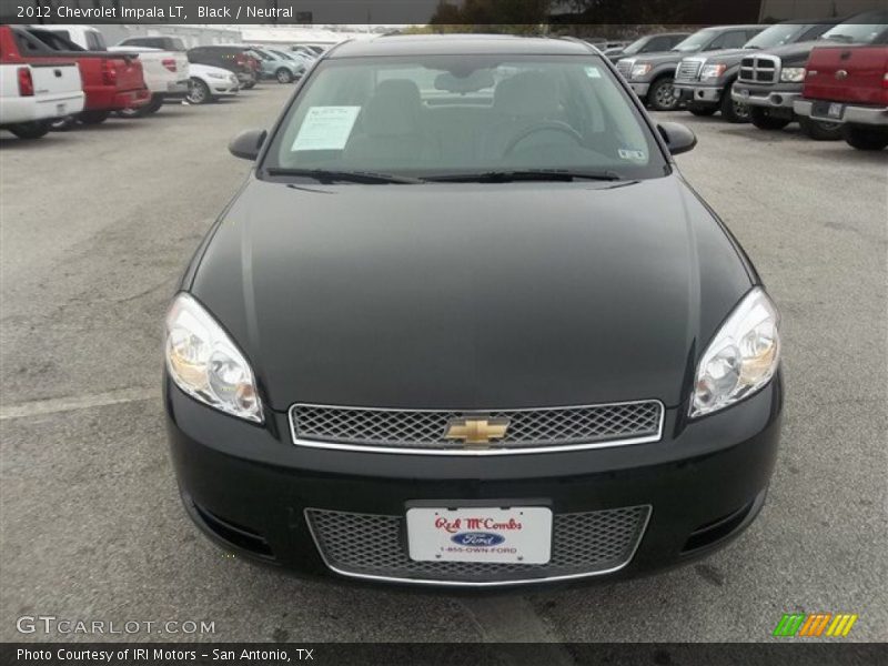Black / Neutral 2012 Chevrolet Impala LT