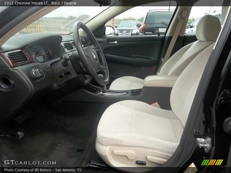 Black / Neutral 2012 Chevrolet Impala LT