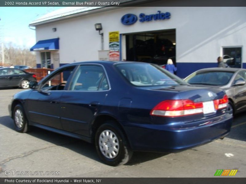 Eternal Blue Pearl / Quartz Gray 2002 Honda Accord VP Sedan