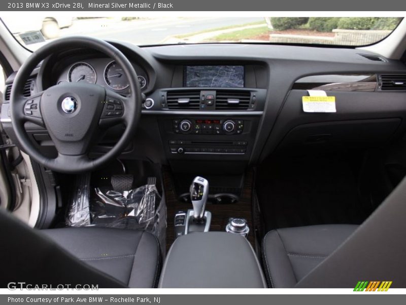 Mineral Silver Metallic / Black 2013 BMW X3 xDrive 28i