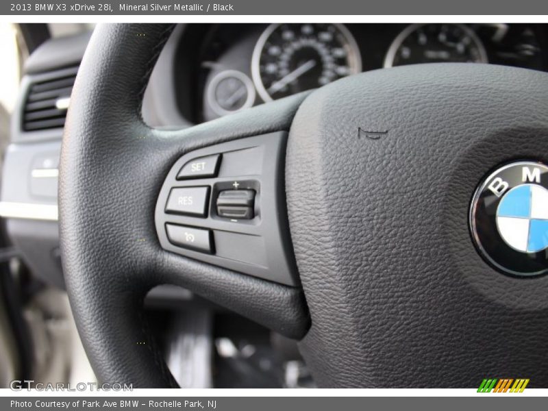 Mineral Silver Metallic / Black 2013 BMW X3 xDrive 28i