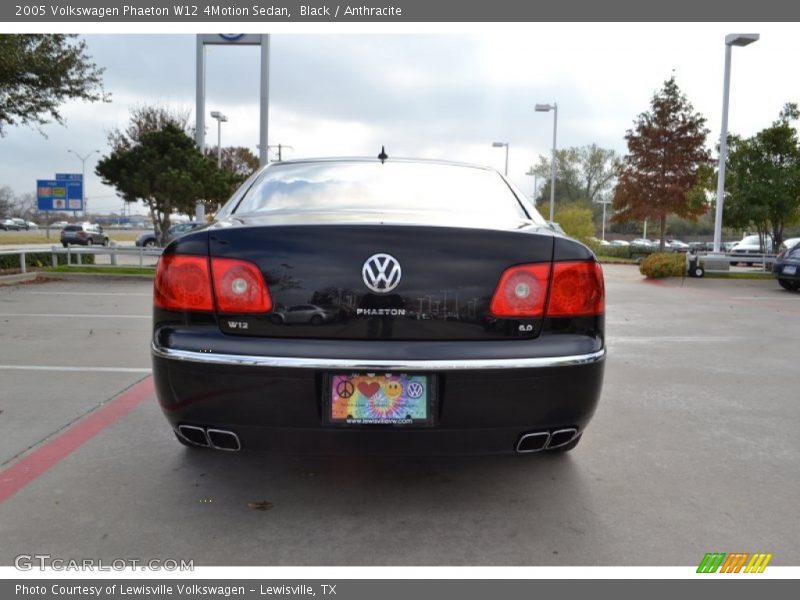 Black / Anthracite 2005 Volkswagen Phaeton W12 4Motion Sedan