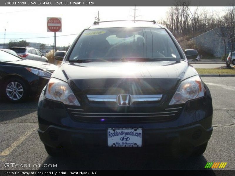 Royal Blue Pearl / Black 2008 Honda CR-V LX 4WD
