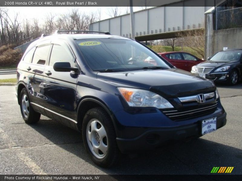 Royal Blue Pearl / Black 2008 Honda CR-V LX 4WD