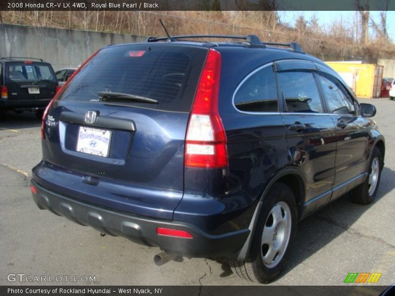 Royal Blue Pearl / Black 2008 Honda CR-V LX 4WD