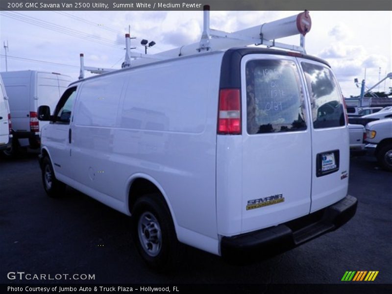 Summit White / Medium Pewter 2006 GMC Savana Van 2500 Utility