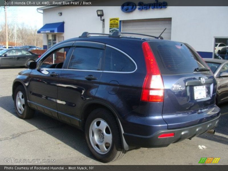 Royal Blue Pearl / Black 2008 Honda CR-V LX 4WD