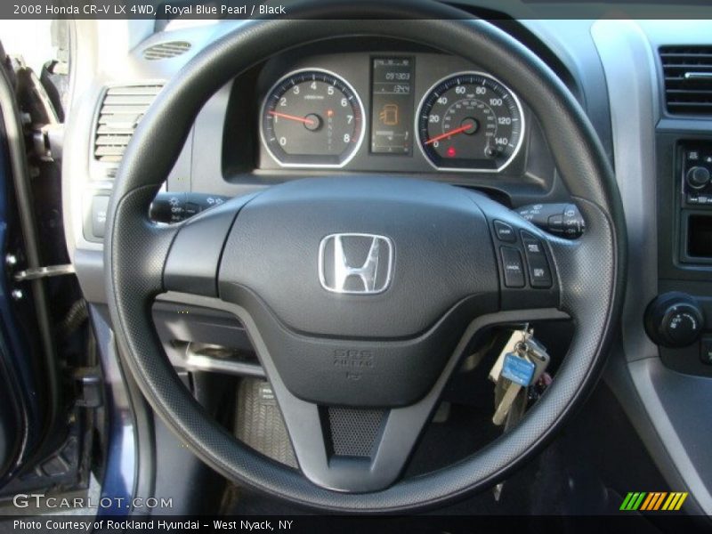 Royal Blue Pearl / Black 2008 Honda CR-V LX 4WD