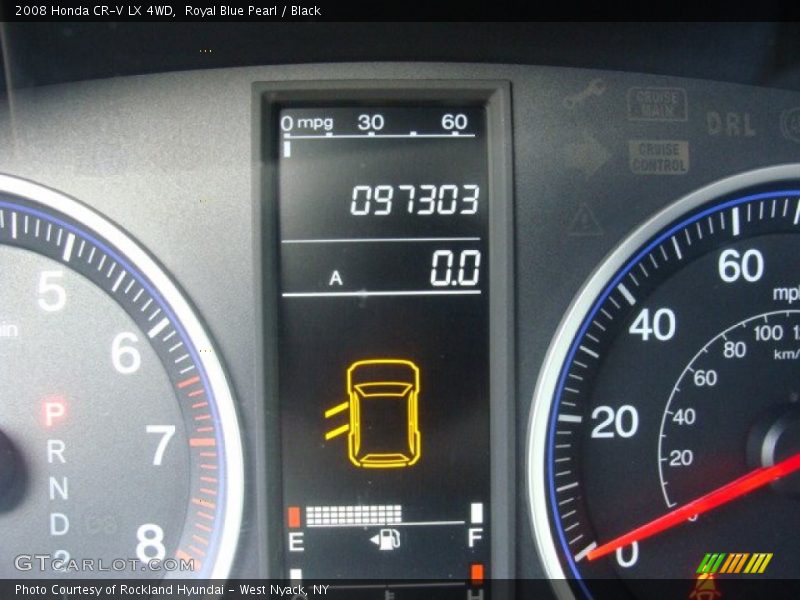 Royal Blue Pearl / Black 2008 Honda CR-V LX 4WD