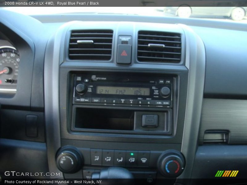 Royal Blue Pearl / Black 2008 Honda CR-V LX 4WD