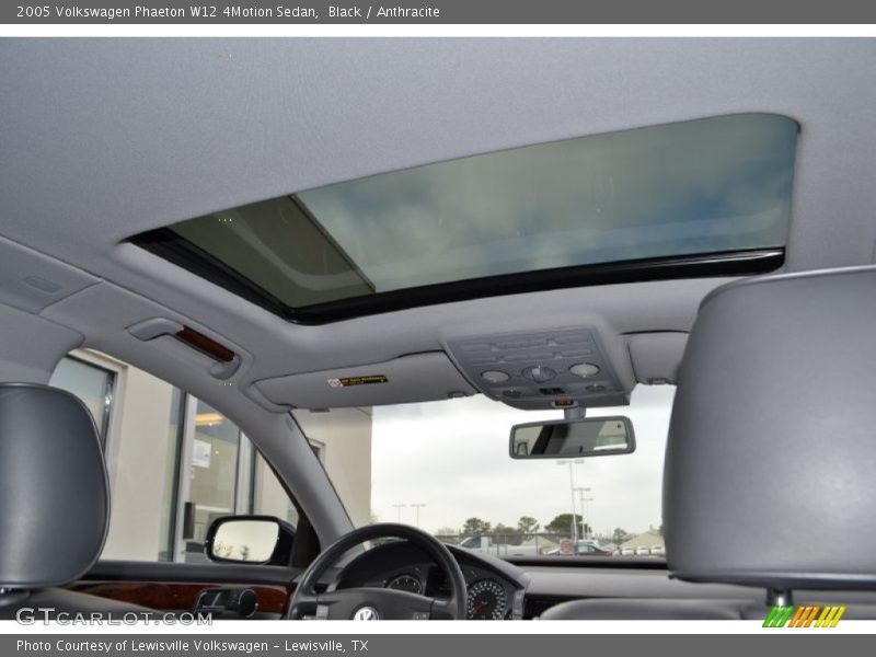 Sunroof of 2005 Phaeton W12 4Motion Sedan