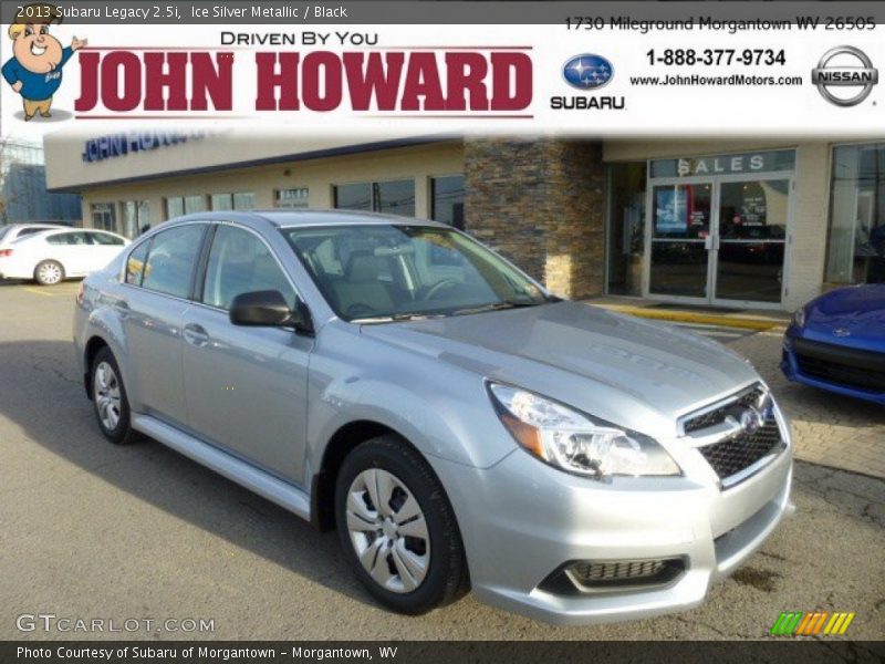Ice Silver Metallic / Black 2013 Subaru Legacy 2.5i