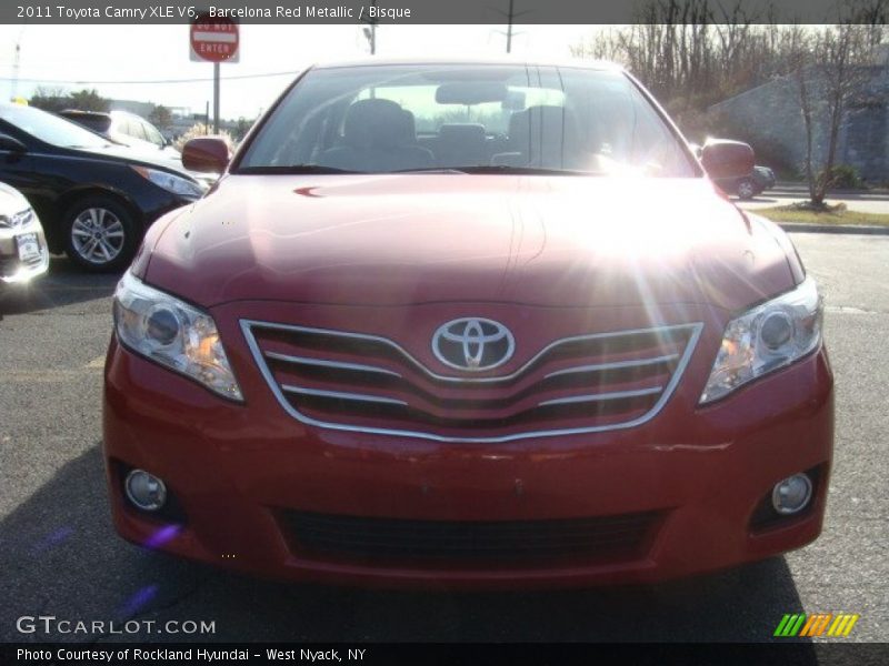 Barcelona Red Metallic / Bisque 2011 Toyota Camry XLE V6