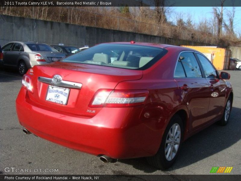 Barcelona Red Metallic / Bisque 2011 Toyota Camry XLE V6