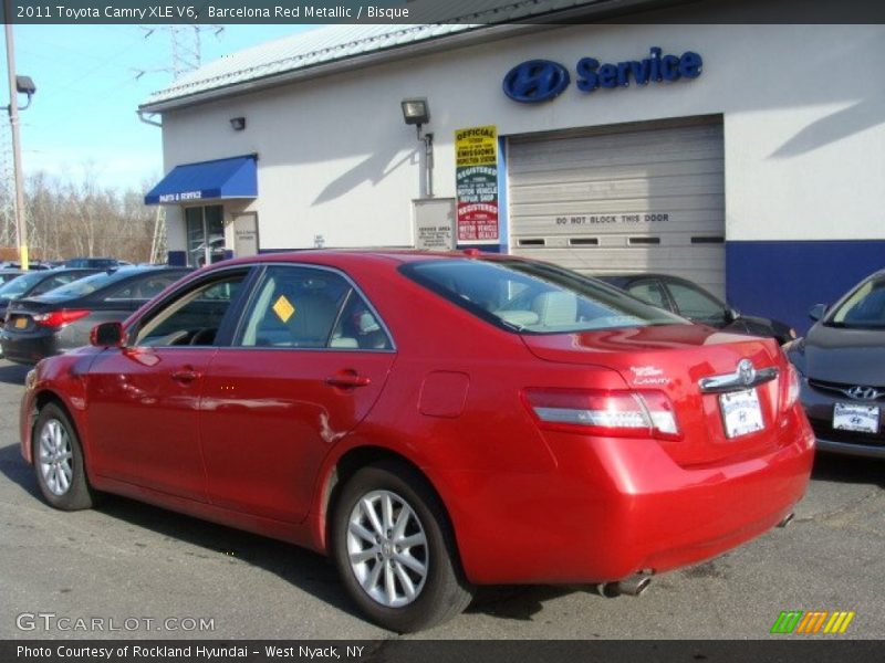 Barcelona Red Metallic / Bisque 2011 Toyota Camry XLE V6