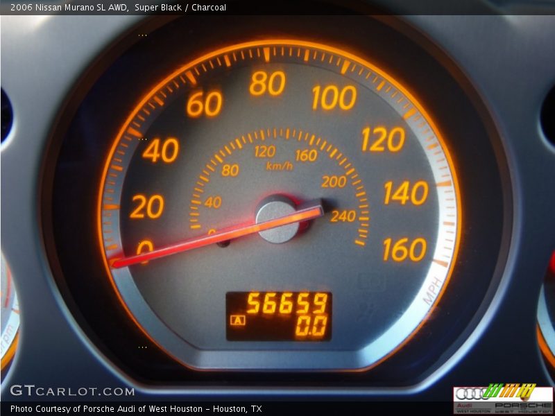 Super Black / Charcoal 2006 Nissan Murano SL AWD