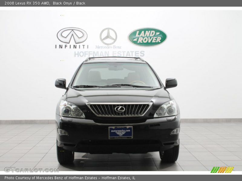 Black Onyx / Black 2008 Lexus RX 350 AWD