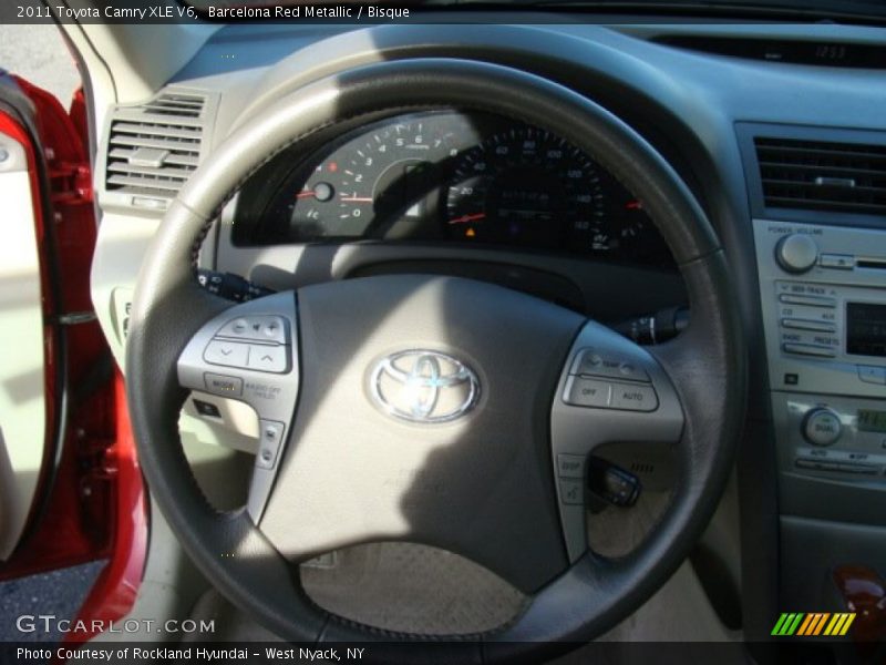 Barcelona Red Metallic / Bisque 2011 Toyota Camry XLE V6
