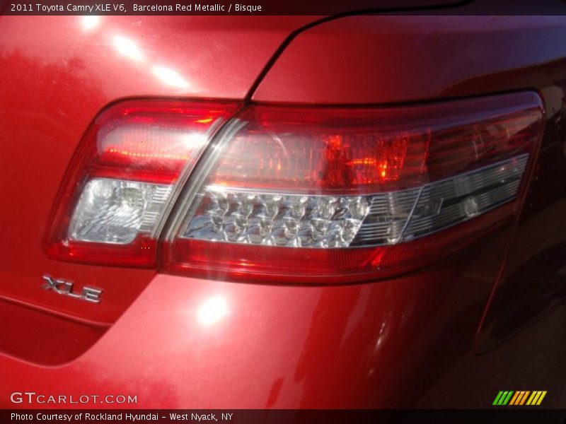 Barcelona Red Metallic / Bisque 2011 Toyota Camry XLE V6
