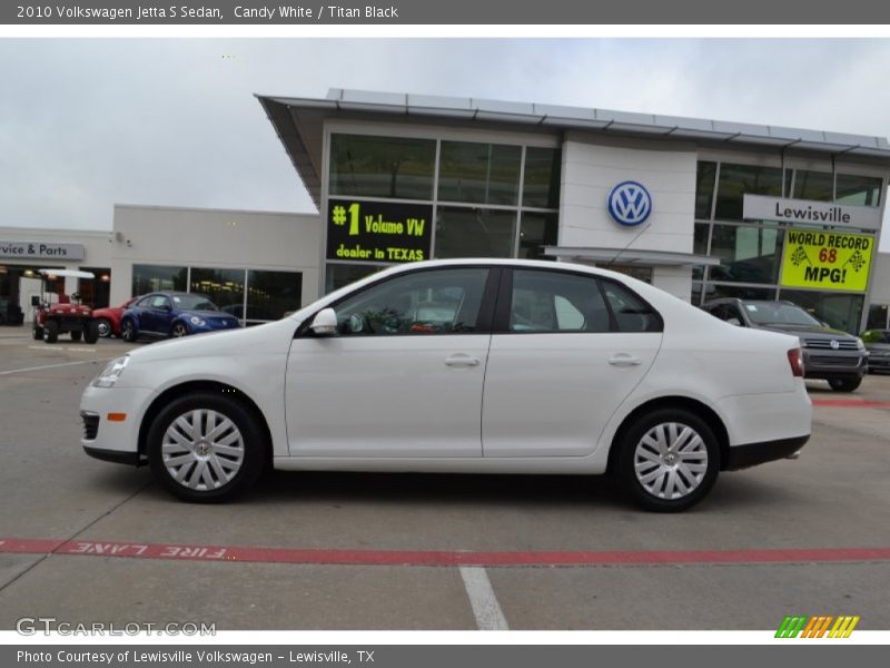 Candy White / Titan Black 2010 Volkswagen Jetta S Sedan