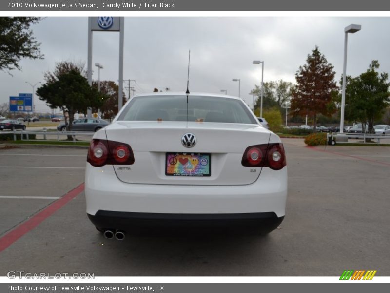 Candy White / Titan Black 2010 Volkswagen Jetta S Sedan