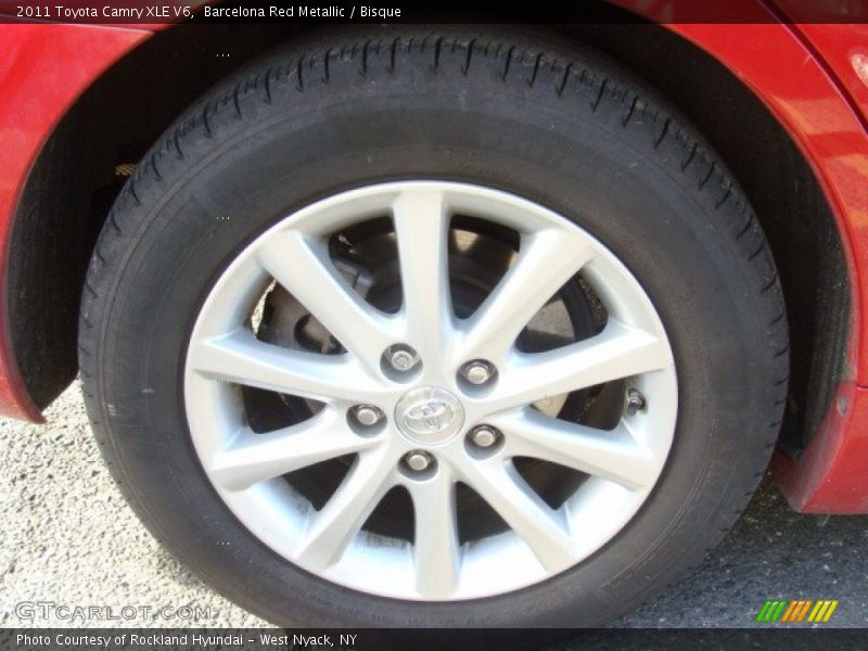 Barcelona Red Metallic / Bisque 2011 Toyota Camry XLE V6