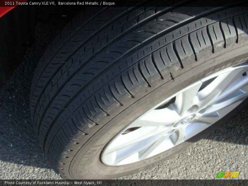 Barcelona Red Metallic / Bisque 2011 Toyota Camry XLE V6